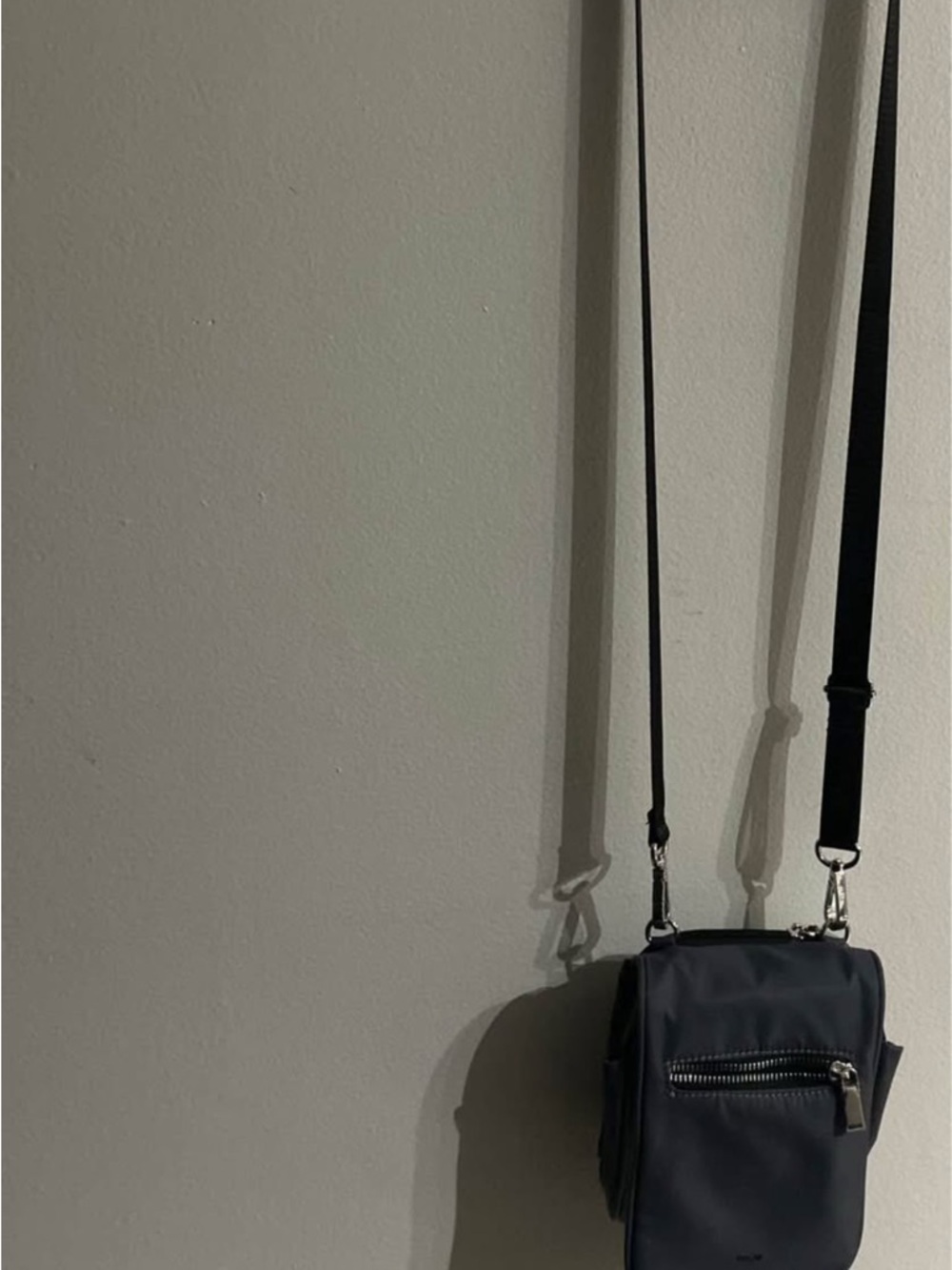 Minimal dark grey Crossbody Phone Bag - Sleek Everyday Carry